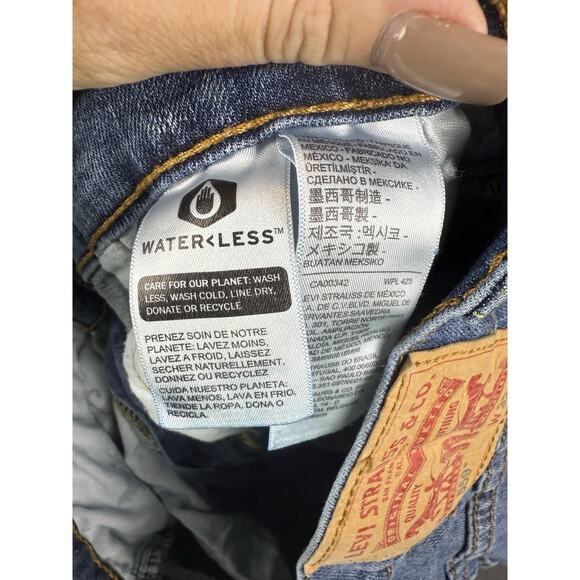 Levi’s Jeans Mens 32x34 Blue 559 Denim Red Tab Straight Leg Relaxed - Picture 6 of 7